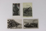 (4) Assorted Nazi Propaganda Postcards