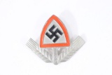 Nazi RAD Cap Badge (with prongs)