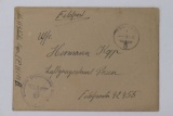 WWII Nazi SS Feldpost Postal Cover