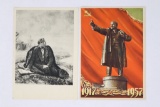 (2) Vintage USSR Lenin Propaganda PCs
