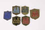 (6) Antique U.S. Army ROTC Patches