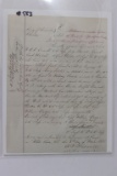 Indian War US Army Wyoming Terr. Letter