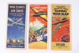 (3) WWII War Maps