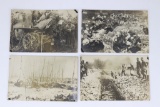 (4) WWI French Postcards