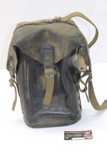 WWII U.S. Army Invasion Rubberized Bag
