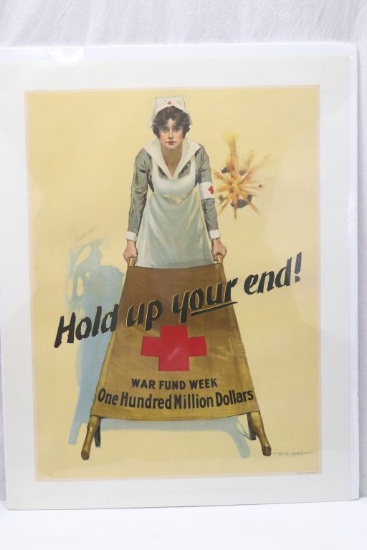 WWI Red Cross Nurse Propaganda Poster