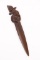 Vintage AAF Army Air Force Solid Walnut Letter Opener