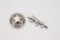 Silver Jewelry Items incl coin badge