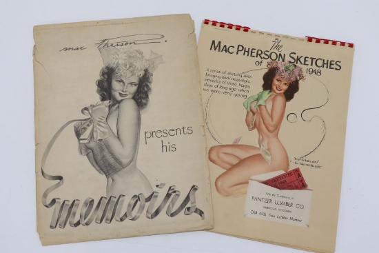 1948 MacPherson Sketches Pin-Up Calendar