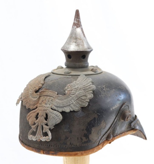 WWI German Prussian Pickelhaube Helmet