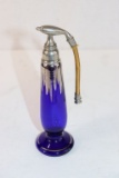 Antique Blue Glass Perfume Bottle
