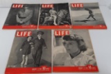 WWII Era Life Magazines (5)