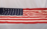 Vintage 48-star US Flag - measures 64