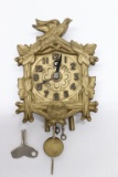 Vintage August C. Keebler Co. Mini Cuckoo Clock