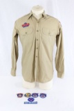 Vintage Civil Air Patrol Shirt & Patches - WWII & on