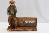 Stetson Advertising Display - head repaired