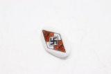 6/21/34 Hitler Youth Porcelain Rally Pin