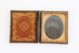 Civil War Union Soldier Photo in Case