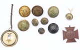 Antique Military Buttons & Smalls