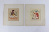 H. Begay Navajo Silk Screen Native American Prints