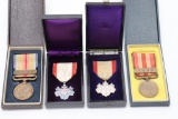 (4) Boxed WWII/Earlier Japanese Medals