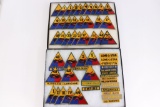 US Army Vintage Armored Patch Collection
