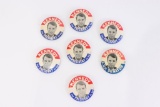 Bobby Kennedy (7) Presidential Buttons