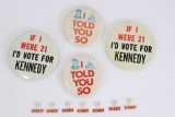 John Kennedy (9) Presidential Buttons