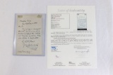Charles Dickens Signed Letter w/COA