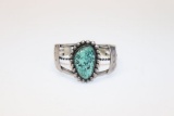 Turquoise & Silver Cuff/Bracelet
