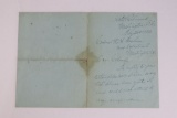 Lt. General Nelson Miles Signed Letter