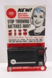 Fedtro Battery Tester 1965 Store Display