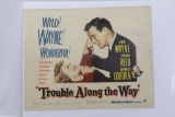 John Wayne Trouble Along the Way Poster