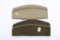(2) WWII U.S. Army Overseas Caps