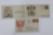 (3) WWII USMC Patriotic Postal Covers