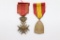 (2) WWI Belgian Medals