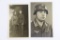 (2) WWII Nazi Soldier Portrait Postcards