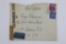 Nazi Censored Postal Cover Sent to U.S.