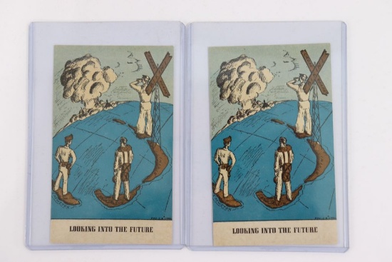(2) 1946 "Operation Crossroads" Postcards