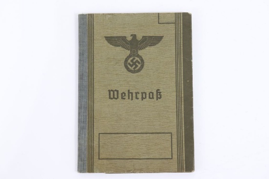 Nazi WWII Wehrpass ID Book