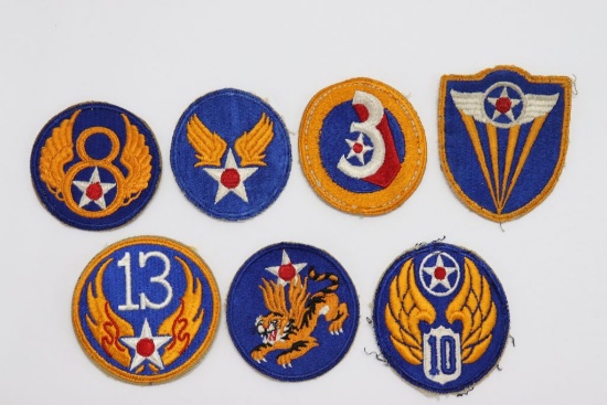 (7) WWII AAF Patches