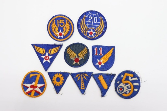 (10) WWII AAF Patches