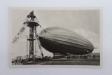 German LZ127 Graf Zeppelin Postcard