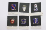 (6) Airborne Unit Crests/Distinctive Insignia