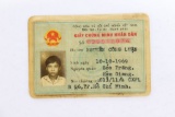 Vintage North Vietnamese ID Card