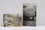 (2) WWII U.S. AAF Plane Nose-Art Photos