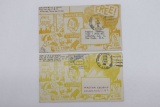 (2) WWII Anti-Hitler Patriotic Postal Covers