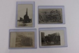 (4) WWI Artillery Photo Postcards