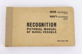 WWII U.S. War Dept. Naval Vessel Manual