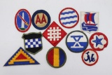 Lot (10) WWII U.S. Army Patches